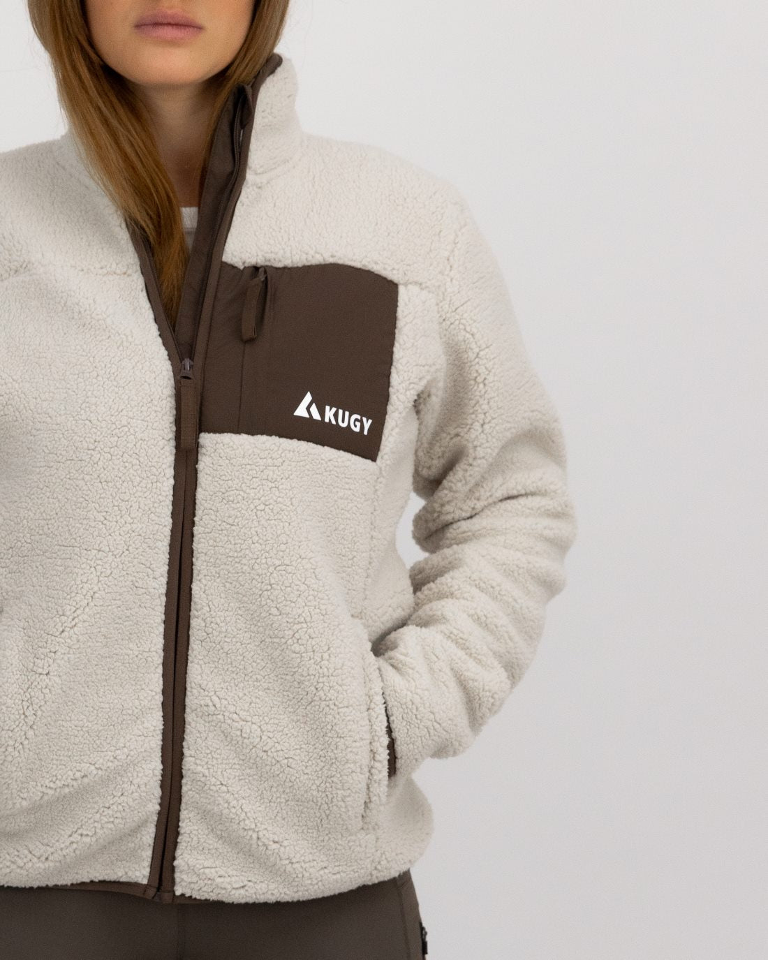 Dámská Sherpa Fleece Alpine Brown