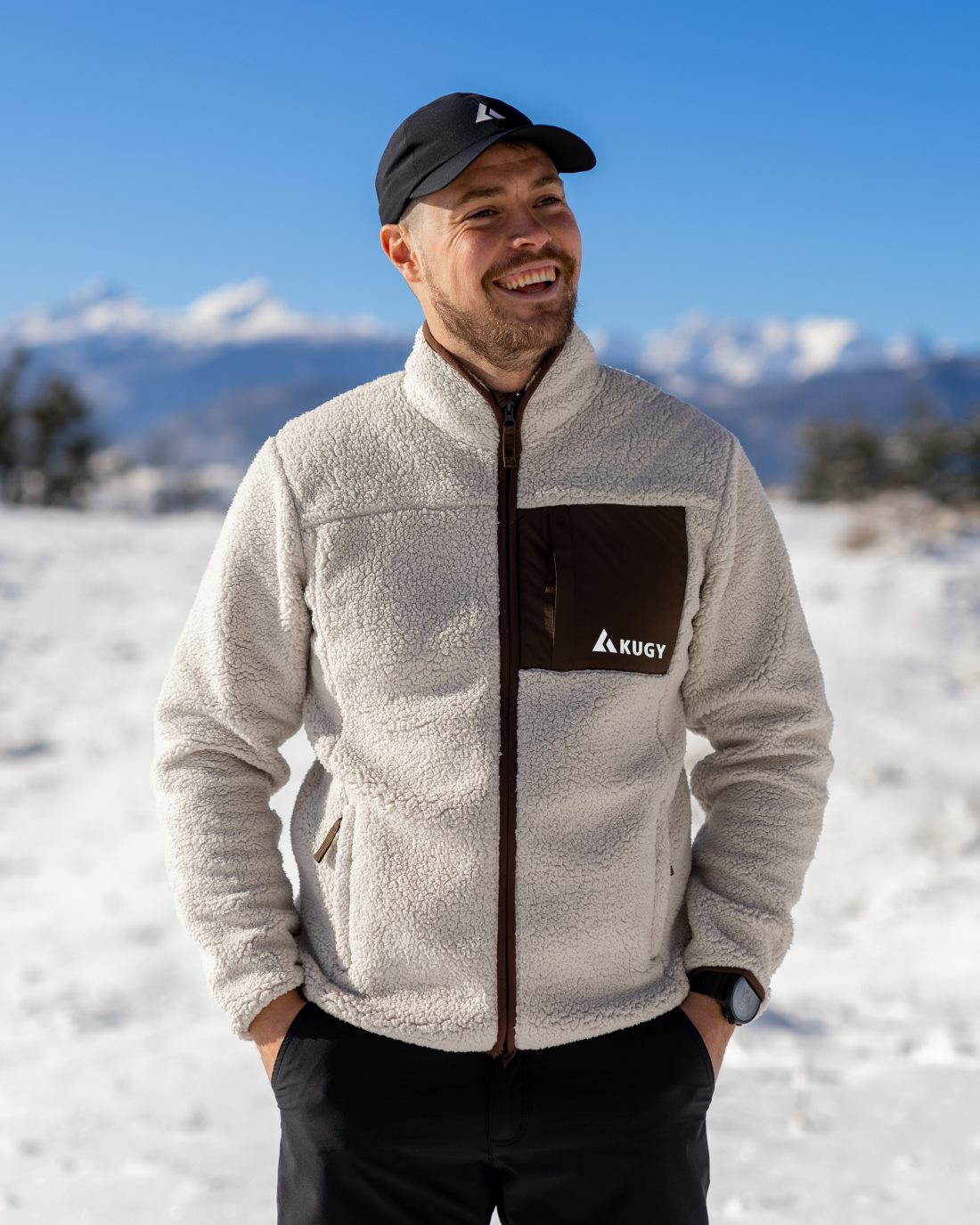 Pánská Sherpa Fleece Alpine Brown